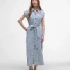 Abby Striped Midi Dress