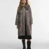 Barbour x GANNI Leopard Print Waterproof Parka Jacket Barbour x GANNI Leopard Print Waterproof Parka Jacket