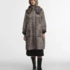 Barbour x GANNI Leopard Print Waterproof Parka Jacket Barbour x GANNI Leopard Print Waterproof Parka Jacket