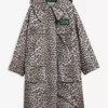 Barbour x GANNI Leopard Print Waterproof Parka Jacket Barbour x GANNI Leopard Print Waterproof Parka Jacket
