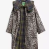 Barbour x GANNI Leopard Print Waterproof Parka Jacket Barbour x GANNI Leopard Print Waterproof Parka Jacket