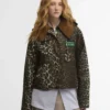 Barbour x GANNI Leopard Print Waxed Anorak Barbour x GANNI Leopard Print Waxed Anorak