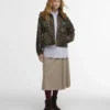Barbour x GANNI Leopard Print Waxed Anorak Barbour x GANNI Leopard Print Waxed Anorak