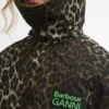 Barbour x GANNI Leopard Print Waxed Anorak Barbour x GANNI Leopard Print Waxed Anorak