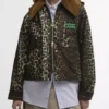Barbour x GANNI Leopard Print Waxed Anorak Barbour x GANNI Leopard Print Waxed Anorak