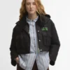 Barbour x GANNI Peplum Longline Quilted Jacket Barbour x GANNI Peplum Longline Quilted Jacket