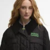 Barbour x GANNI Peplum Longline Quilted Jacket Barbour x GANNI Peplum Longline Quilted Jacket