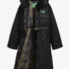 Barbour x GANNI Peplum Longline Quilted Jacket Barbour x GANNI Peplum Longline Quilted Jacket