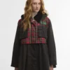 Barbour x GANNI Tartan Peplum Waxed Jacket Barbour x GANNI Tartan Peplum Waxed Jacket