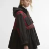 Barbour x GANNI Tartan Peplum Waxed Jacket Barbour x GANNI Tartan Peplum Waxed Jacket