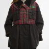 Barbour x GANNI Tartan Peplum Waxed Jacket Barbour x GANNI Tartan Peplum Waxed Jacket