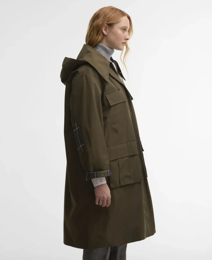 Barbour x GANNI Waterproof Parka Jacket Barbour x GANNI Waterproof Parka Jacket