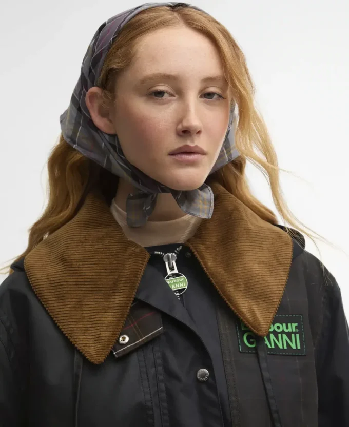 Barbour x GANNI Waxed Duffle Coat Barbour x GANNI Waxed Duffle Coat