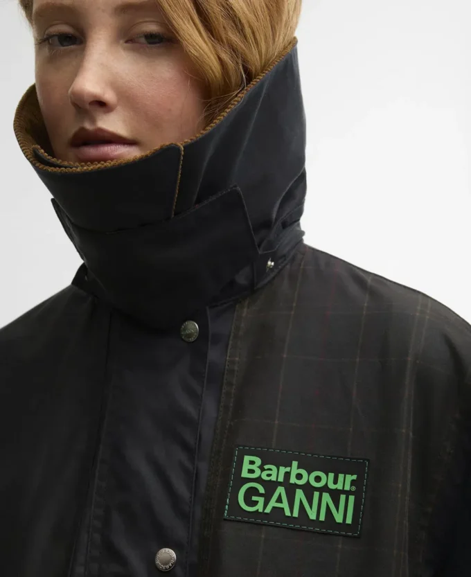 Barbour x GANNI Waxed Duffle Coat Barbour x GANNI Waxed Duffle Coat