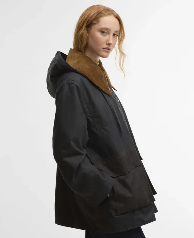 Barbour x GANNI Waxed Duffle Coat Barbour x GANNI Waxed Duffle Coat
