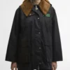 Barbour x GANNI Waxed Duffle Coat Barbour x GANNI Waxed Duffle Coat