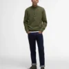 Cotton Half-Zip Jumper