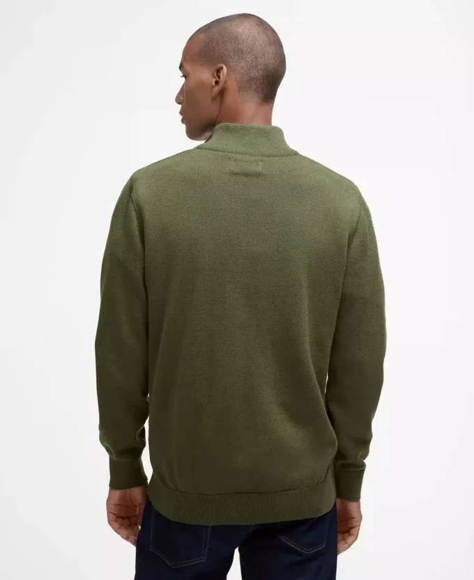 Cotton Half-Zip Jumper