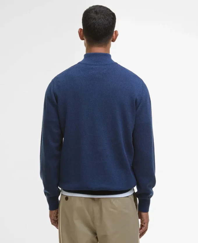 Cotton Half-Zip Jumper
