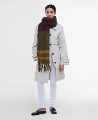 Isla Tartan Boucle Scarf