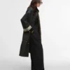 Milda Waxed Trench Coat