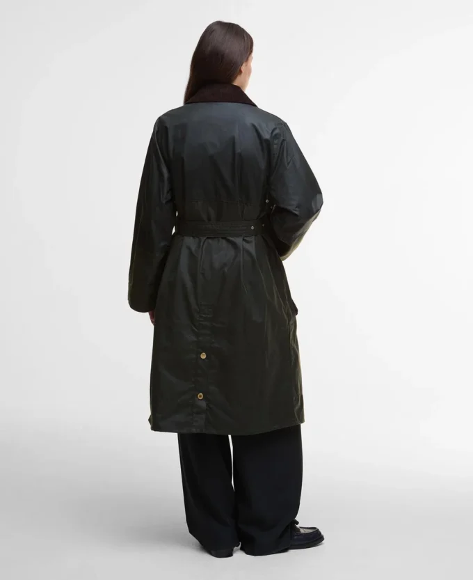 Milda Waxed Trench Coat