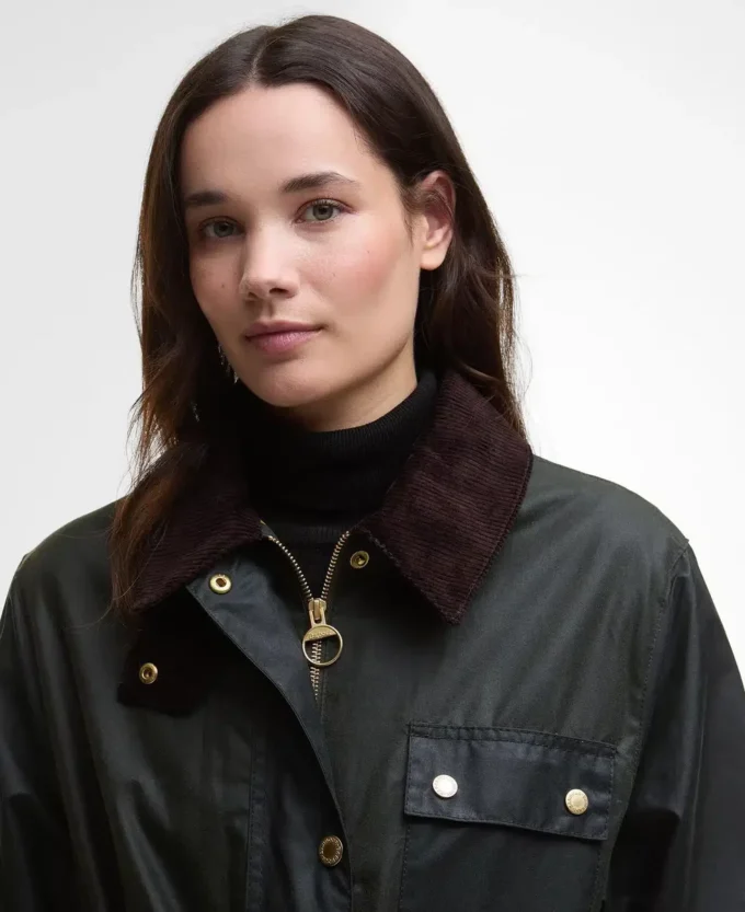 Milda Waxed Trench Coat