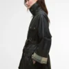 Milda Waxed Trench Coat