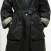 Milda Waxed Trench Coat