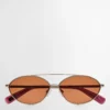 Oval Aviator Sunglasses