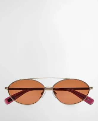 Oval Aviator Sunglasses