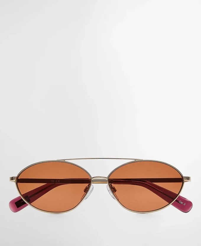 Oval Aviator Sunglasses