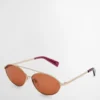 Oval Aviator Sunglasses