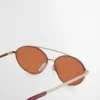 Oval Aviator Sunglasses