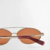 Oval Aviator Sunglasses