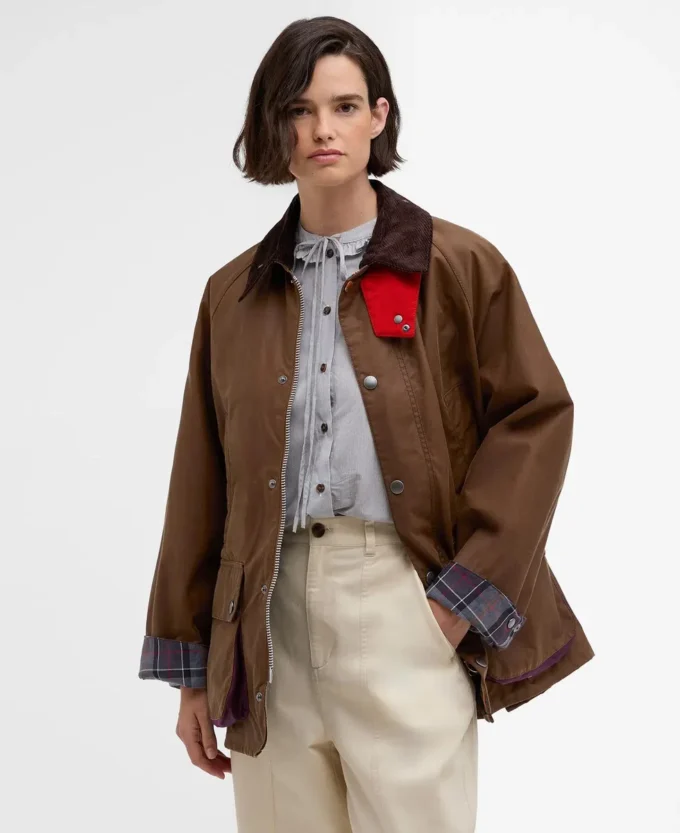 Paul Smith loves Barbour Oversized Bedale Waxed Jacket