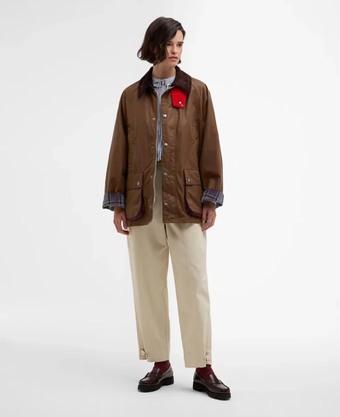 Paul Smith loves Barbour Oversized Bedale Waxed Jacket
