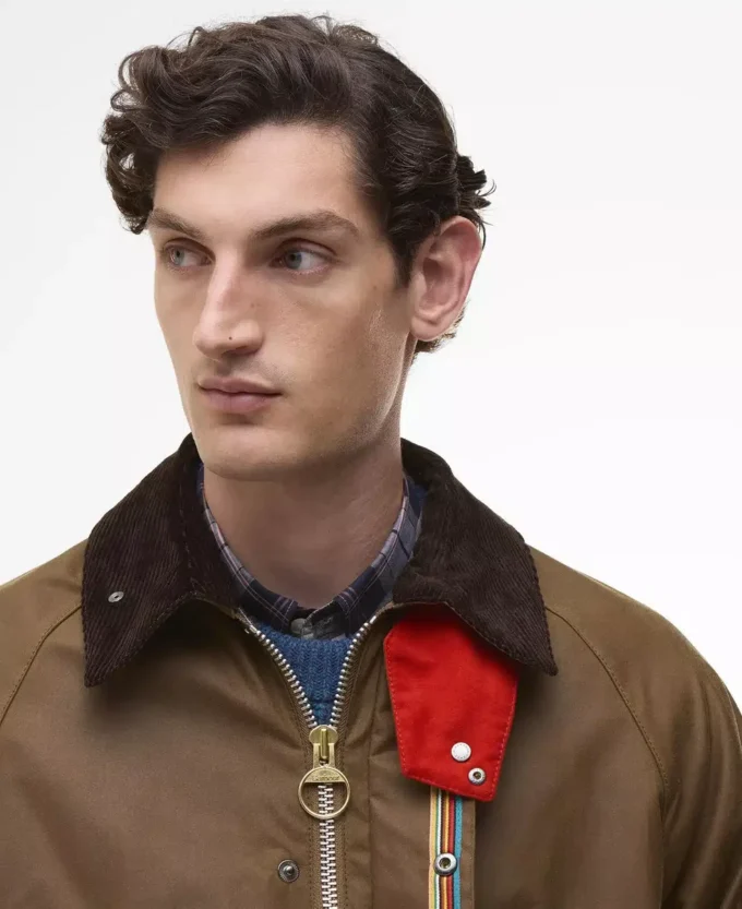 Paul Smith loves Barbour Oversized Bedale Waxed Jacket