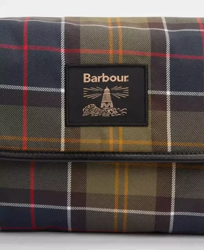Tartan Hanging Washbag