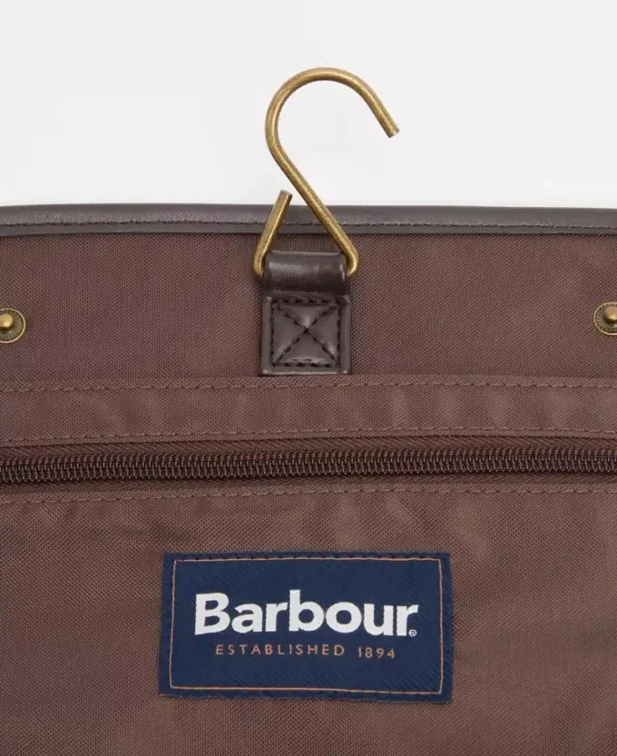 Waxed Hanging Washbag